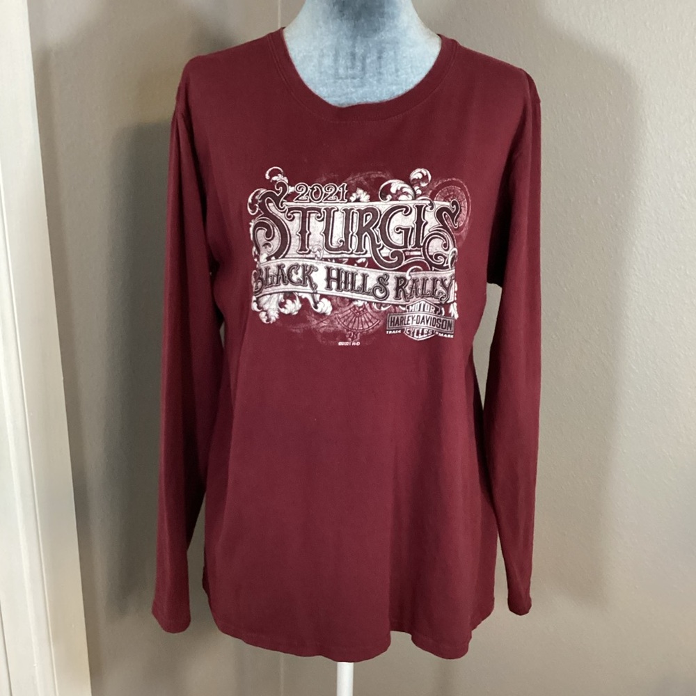 Harley Davidson Sturgis 2021 Black Hills Rally T-Shirt Size L